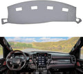 Dashboard Dash Cover Mat Carpet Compatible with 02-05 Dodge Ram 1500 03-05 Dodge Ram 2500 3500(GREY)