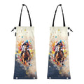 ALAZA Hanging Car Trash Bags Garbage Bag Trash Can for Back Seat Small Riding Equestrian 1 Washable Storage Bag Retractable 2 Pack
