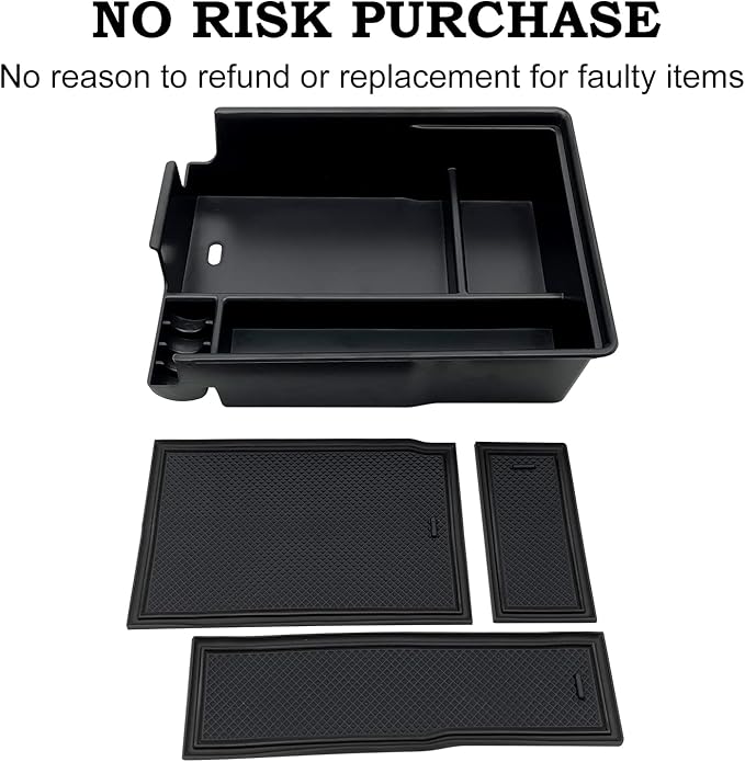Center Console Organizer Compatible with Hyundai Palisade 2022 2021 2020 Accessories (Black)