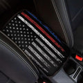 Mintutlipy Camouflage American Flag Car Center Console Cover Storage Box Mat Christmas Car Decoration Universal 12.3×7.5 Inches for Sedans SUV Vans