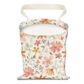 Car Trash Can, Hanging Garbage Bin for Men and Women, Cute Car Organizer and Storage Bag, Canvas Vehicle Trash Can Bag Easy-to-Install Cute Boho Pink Floral