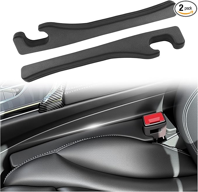 2026 New Car Seat Gap Filler,2PCS Soft Seat Gap Filler Strip for Block Items Slipping into Gaps,Universal Car Seats Gaps Plug Cars Interior Accessories for Cars SUVs