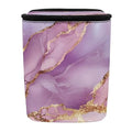 BIGCARJOB Pink Marble Texture Car Trash Bin for Back Seat Car Interior Accessories Waste Basket Storage for Vehicle Truck,Women Girls Travel Camping Picnic Lage Trash Can Garbage Bin