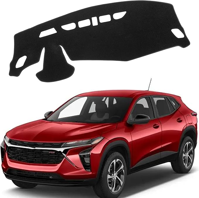 Dashboard Mat Cover for Chevy Chevrolet Trax 2024 2025 2026 Nonslip Center Console Sunshield Glare UV Rays Protector Accessories