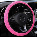 Car Accessories Steering Wheel Cover Non-Slip Fashionable Winter Little Velvet Without Inner Ring Plush Car Wheel Cover (Color : 8)