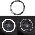 NVCNX Real Premium Carbon Fiber for Chrysler 300 Accessories 2015-2023 2016 2017 2018 2019 2020 2021 2022 S/C/Limited/Touring Car Dash Engine Start Button Ring Cover Interior Trim Sticker Decal 1PC