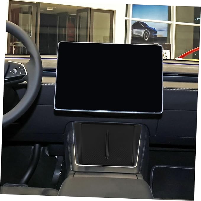 Tofficu Car Interior Accessory y Model Console Wireless Charging Pad Silicone Mat Phone Holder