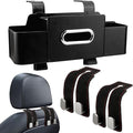 2Pcs BackSeat Car Organizer Set,Features Headrest Hooks for Purses and Bags Cute, Multiple Storage Car Back Seat Organizer,Seat Back Box,for Travel,Family Trips,Daily Commutes