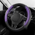 Skechers Air-Cooled Steering Wheel Cover,Leather Car Steering Wheel Cover Universal Fit 14" 1/2-15" Car Wheel Protector for Men Women Fit Suvs,Vans,Sedans,Car,Trucks,Purple