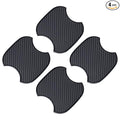 TANGSEN 4Pcs Universal 3D Carbon Fiber Texture Automotive Door Cup Handle Recess Paint Protector Cover Scratch Non-Marking TPU Personalize Pad Sticker (M)