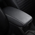 AOMSAZTO Armrest Cover for 2015-2024 Jeep Renegade Middle Console Covers for Jeep Renegade Leather Black