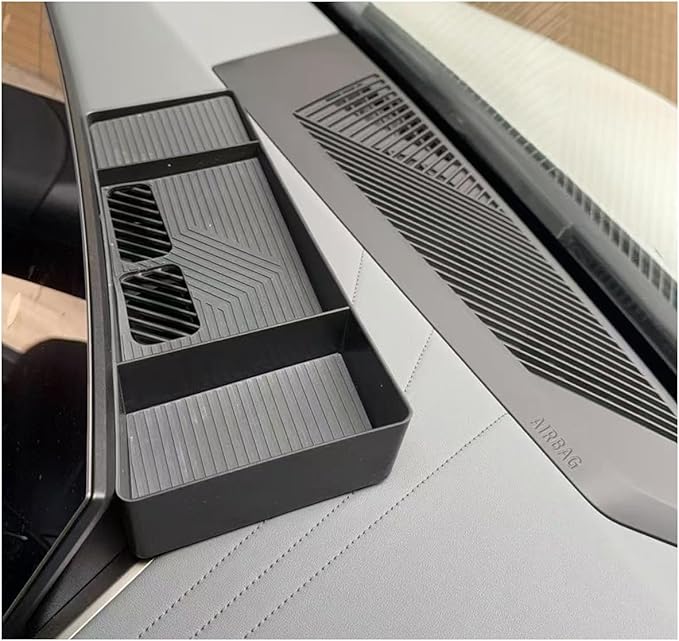 SXCY for 2025 2026 BMW X3 Dashboard Organizer Tray [14.9 Navi+12.3 Dash Whole Screen Only] for 2025 2026 BMW X3 Accessories Screen Back Console Tray 2025 2026 X3 Behind Dash Console Organizer