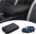 Shademax Custom for 2024 2025 2026 Honda Prologue Center Console Cover Armrest Cover for Honda Prologue Accessories Arm Rest Cushion Pad Leather Middle Console Cover Armrest Seat Box Protector Black