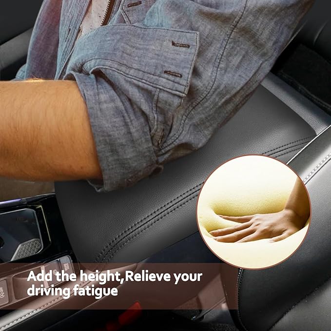 SKTU Upgrade 2024 2025 2026 Accord Armrest Cover for 2023-2026 Honda Accord LX/EX/Hybrid Sport/Hybrid EX-L/Hybrid Sport-L/Hybrid Touring Center Console Cover Honda Accord 2024 2025 2026 Accessories