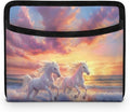 White Horse Auto Front Rear Seat Storage Bag for Cell Phone Sunglasses Coin Car Side Pocket Organizer Holder Tray Pouch for Vehicle Seat Console Door Multifunction Car Accessories