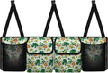 CLOHOMIN Green Leaf Auto Truck Organizer Green Hat Car Rear Seat Back Storage Bag for Women Men St. Patrick's Day Hanging Pocket Organizer with 4 Pockets Car Interior Accessories