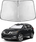 EcoNour Windshield Sun Shade for Nissan Rogue 2014–2017 2018 2019 2020, Sun Visor for Front Windshield & Window Sunshade Cover, UV Heat Blocker & Protector, Car Accessories