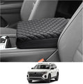 CDEFG for 2024 2025 2026 VW Volkswagen Atlas Center Console Cover for 2024 2025 2026 VW Atlas Cross Sport Accessories Armrest Cover Middle Console Pad Arm Rest Cushion(Black Thick Pad)