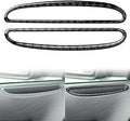 NVCNX Real Premium Carbon Fiber for Chrysler 300 Accessories 2015-2023 2016 2017 2018 2019 2020 2021 2022 S/C/Limited/Touring Car Door Sides Defogger Air Vent Cover Interior Trim Sticker Decal 2PCs