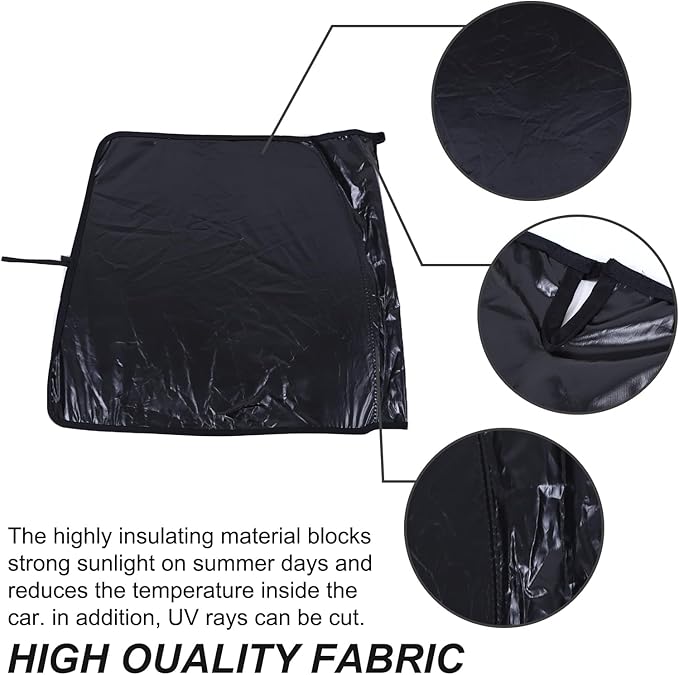 LLKUANG Car Windshield Sun Shade Compatible with Toyota Tacoma 2006-2024 Auto Windshield Sunshades Foldable Blocks UV Rays Sun Visor to Keep Your Vehicle Cool and Damage Free (Style D)