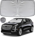 KAYZT Windshield Sun Shade for 2017-2025 2026 Cadillac XT5 Foldable Sunshade SUV Front Window Custom Fit Car Accessories