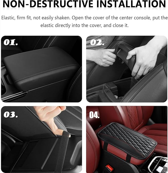 Auto Center Console Pad for BMW G05 X5(2018-2023) Accessories Car Armrest Cushion Protects Your armrest and Feels Comfortable on Your Elbows and arms