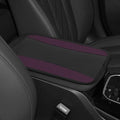 Hovom Car Center Console Cover, 12.72"×7.15" Leather Armrest Cover for Cars, Stylish Auto Armrest Cushion Pad, Anti-Scratch Vehicle Arm Rest Protector, Universal Interior Car Accessories (Purple)