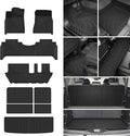 Cartist Floor Mats & Cargo Liner Fit for Nissan Armada 2025/Infiniti QX80 8 Seats Accessories All Weather Cargo Liners Carpet Protection