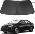 Windshield Sun Shade Custom Fit for 2014-2019 Toyota Corolla Accessories Foldable Sunshade Sun Blocker Protect Car from Sun Rays & Heat Damage Keep Car Cooler