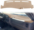 Dash Cover Mat Pad Custom Fit for 1999-2006 GMC Sierra/Chevy Chevrolet Silverado,2000-2006 GMC Yukon XL/Chevy Suburban Tahoe Avalanche,Dashboard Cover Carpet (99-06 Tan) Y55