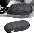 KBH Center Console Armrest Cover for 2003-2006 Chevrolet Chevy Silverado, Tahoe, Suburban, Avalanche & GMC Sierra, Yukon, Bucket Seat Only, Vinyl Leather, Arm Rest Cushion Protector, Black