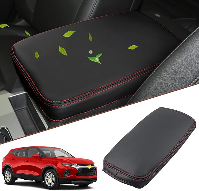SKTU 2021-2026 Chevy Blazer Center Console Cover 2024 2025 2026 Chevy Blazer Armrest Cover 2024 2025 2026 Chevy Blazer Accessories Seat Box Cover Protector 2024 2025 2026 Blazer Center Console Cushion