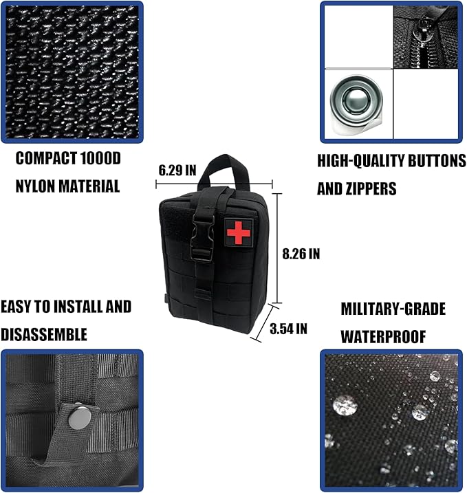 AIAUTOAIEV 7 PACK Tactical Seat back organizer Truck organizer With 6 Detachable Pouches Universal For Car Truck Ford Jeep Military-Grade Heavier Panels With Multi-functional Packs (Black Camo)