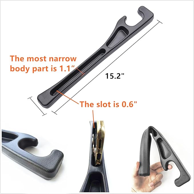 Wuzno No-Drop Seat Guard, 2 Pack Car Seat Gap Filler Stopper/Catcher Between Seat and Console Black Car Accessories Crevice Blocker Pad Plug Seat Gap Guard YMT-A02