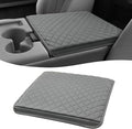 Center Console Armrest Cover for Ford F250 F350 2011 2012 2013 2014 2015 2016, Super Duty Accessories, Middle Console Protector, Arm Rest Box Pad, Vinyl Leather, Gray (Fits Jump Seat Console Only)