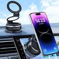 Magnetic Car Mount, [Ultra Strong Suction & Magnetic] 360° Adjustable Car Phone Holder, Vacuum Suction Cup Dashboard Mobile Stand for iPhone 17 16 15 14 13 12 Pro Max, Android and All Smartphones