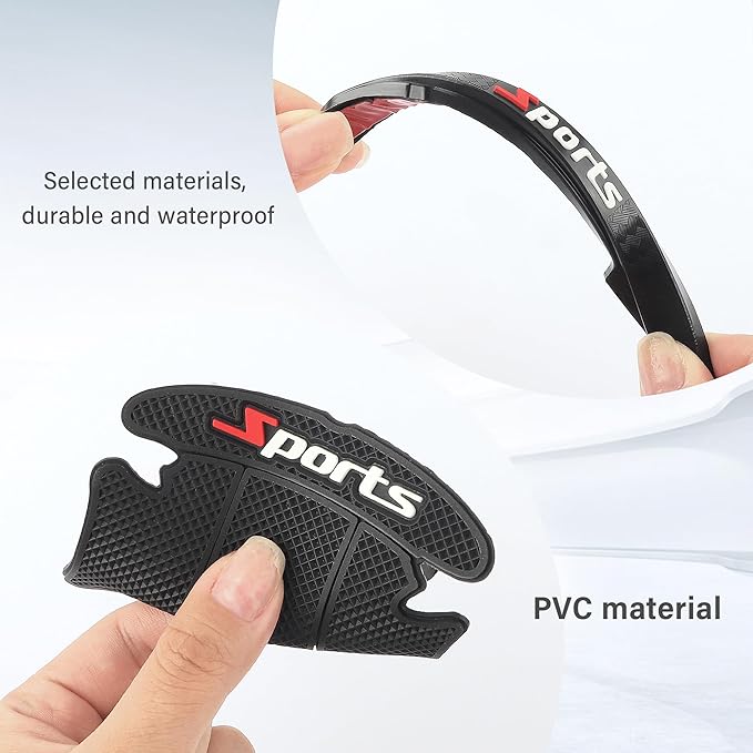 8PCS Car Door Protector,Sports Car Door Handle Protector,Sports Car Door Handle Scratch Protector,Universal CCar Door Edge Protector Fit Most Cars,SUVs,Trucks