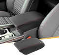 Armrest Cover for 2024-2026 Ford Explorer All Trim Models 2024 2025 2026 Ford Explorer Accessories Center Console Cover Arm Rest Protector Middle Lid Pad Protector PU Leather, Anti-Scratch,Non-Slip