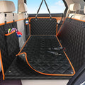 SIVEIS Dog Car Seat Cover, Car Back Seat Extender 45% for Dogs, 600D Double- Side Waterproof Anti-Scratch Hard Bottom Hammock Holds Up 500lbs,Safety Rest Space for Travel,Outdoors