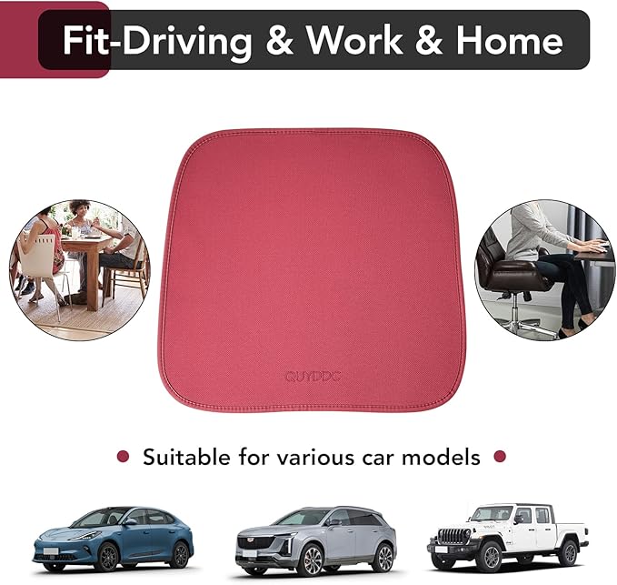 Car Seat Cover, Fit for All Car Seats, Wear-Resistant, Scratch Resistant, Washable, Used All Year Round, Protects The Seat, Does Not Affect Heating and Ventilation, Red 1 PCS