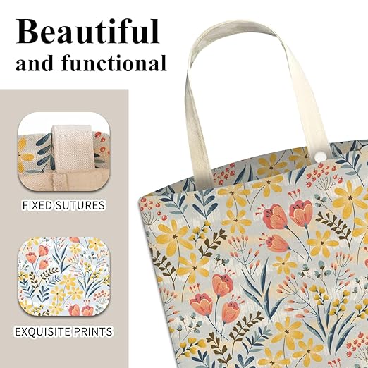 ABUIFDK Car Trash Can, Cute Car Trash Bag, Hanging Car Organizer and Storage Bag, Trash Bin for Car Accessories, Vehicle, Travelling, Camping Vintage Colorful Flowers
