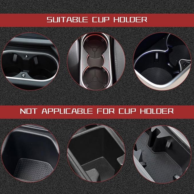 2 in 1 Car Cup Holder Expander with Phone Holder, 2.6"-3.93" Vehicle Cupholder Extender Adapter with Expandable Base, Auto Interior Water Bottle Accessories, Universal fit