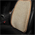 Car Seat Chair Back Cushion for Hyundai Tucson 2015 2016 2017 2018 2019 2020, Wooden Beads Ventilate Mesh Lumbar Brace Strong Durable Relieve Fatigue Summer Interior Accessories,B-Backrest