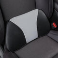 Aerovia 1p Memory Foam Lumbar Support Pillow for car Lower Back Pain Relief - Back Cushion for Driving, Chair Support for Car-Office Chair（Black&Grey）
