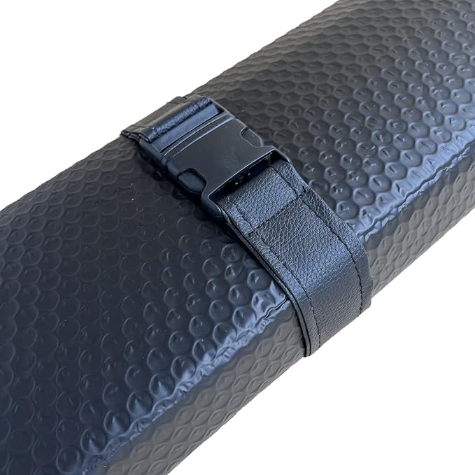 GWUSKDT Car Sun[Shade], Sun Protector,Foldable Front Window Shade-Thicken 5-Layer Bubble for Auto Windshield UV Protection and Heat Reflector 58"x 27.5" (Black)