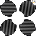 Worcas TPU Carbon Fiber Like Car Door Handle Cup Protective Sticker Auto Door Paint Guard Car Door Cup Scratch Protection Films Universal Door Handle Cups Protective Pad (L-4PCS)