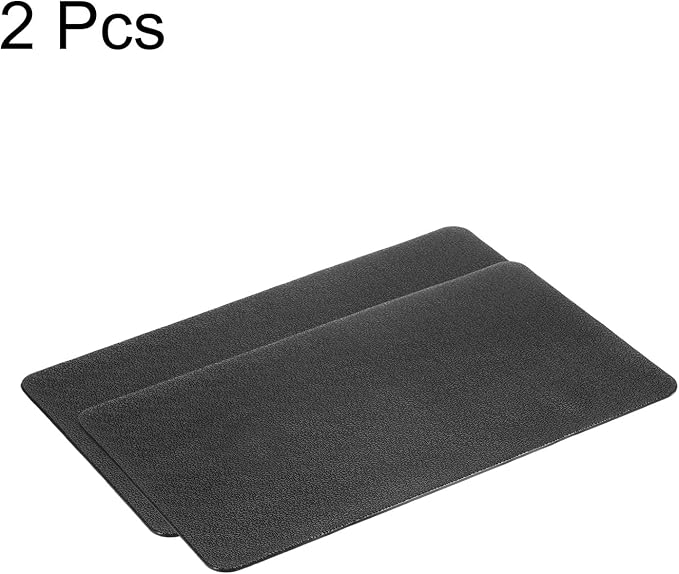 HARFINGTON 2pcs Car Dashboard Anti-Slip Mat 10.6" x 6" Universal Sticky Dash Pad Washable Reusable Car Non-Slip Mats for Phone Keys Sunglasses Electronic Devices, Black