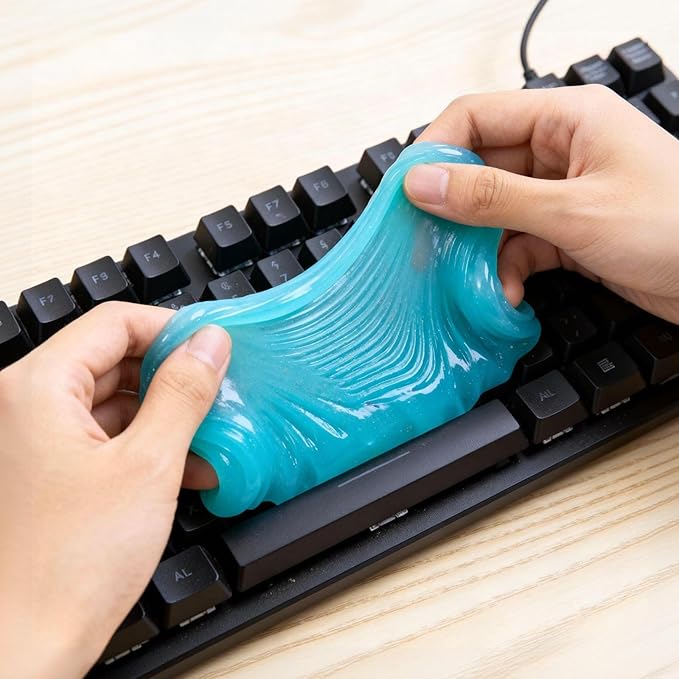 2PCS Car Cleaning Gel Car Clean Putty Car Accessories, Universal Car Interior Cleaner Slime, Cleaning Kit Supplies, Auto Detailing Tools Car Accessories, Dust Remover Gifts for Men Women
