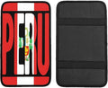 Peruvian Peru Flag Car Center Console Cover, Universal Waterproof Armrest Pad, Soft Comfort Cushion & Scratch-Resistant Protector for Cars, SUVs and Trucks