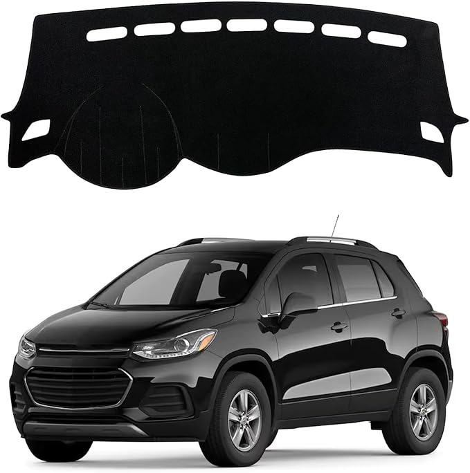 Dashboard Mat Cover for Chevrolet Trax 2017 2018 2019 2020 2021 2022 Nonslip Center Console Sunshield Glare UV Rays Protector Accessories